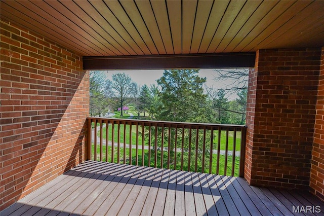 590 Sarah Ln Unit 303, Saint Louis, MO 63141 - view of wooden terrace