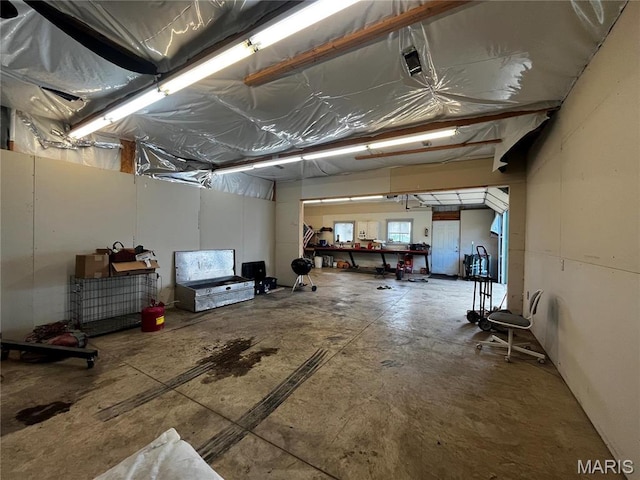 114 S Water St, Truesdale, MO 63380 - below grade area with a garage