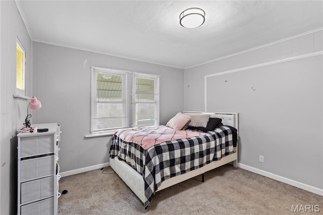 3700 Viking, Saint Louis, MO 63125 - bedroom featuring ornamental molding, carpet, and baseboards