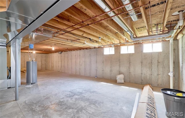 225 River Bluff Ct, Troy, MO 63379 - below grade area featuring water heater
