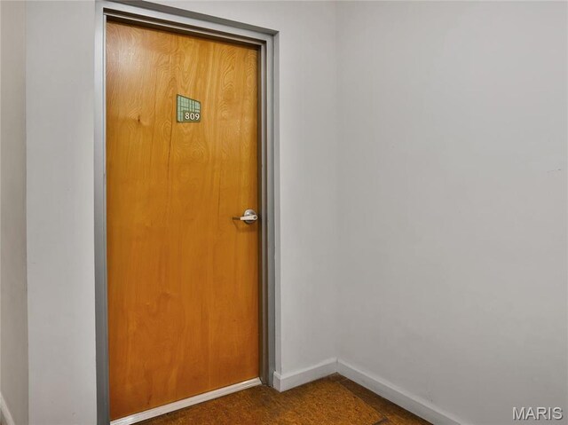 view of exterior entry