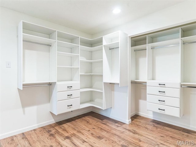 11 Forrester Dr, Manchester, MO 63011 - spacious closet with light wood-style floors