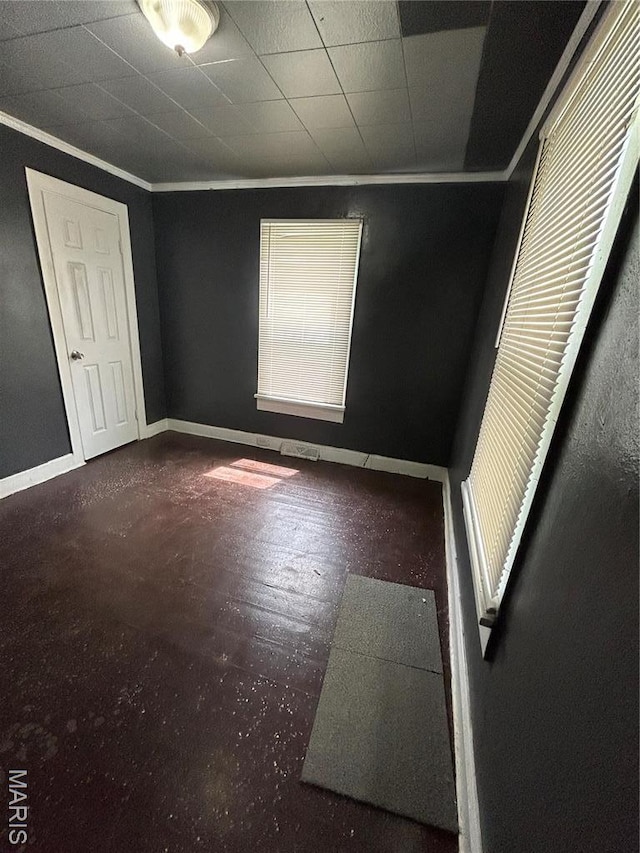 10140 Mayfair Dr, Saint Louis, MO 63136 - unfurnished bedroom with crown molding and baseboards