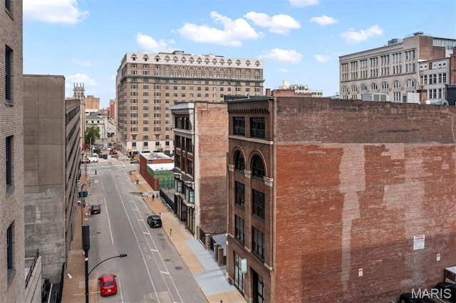 view of property with a view of city