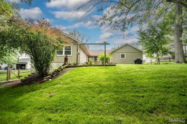 739 Muir View Dr, Ballwin, MO 63011 - view of yard