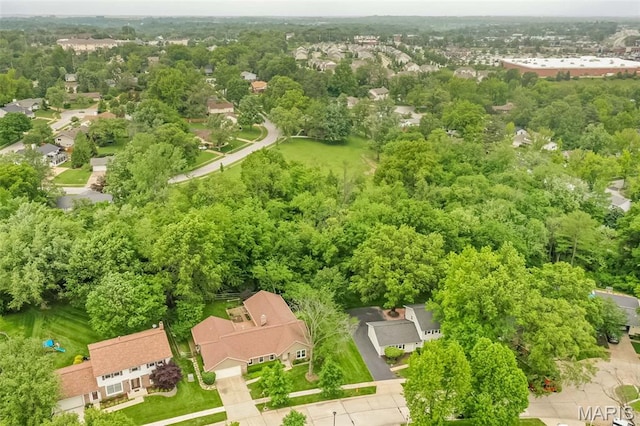 739 Muir View Dr, Ballwin, MO 63011 - aerial view of residential area