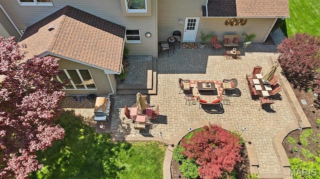 109 Pleasant Ridge Dr, Edwardsville, IL 62025 - aerial view of property and surrounding area