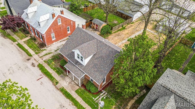 306 Walnut St, Waterloo, IL 62298 - view from above of property