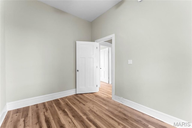 306 Walnut St, Waterloo, IL 62298 - spare room with baseboards and wood finished floors
