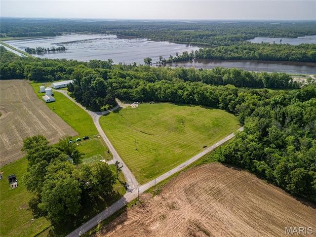 634 N 200th St, Vandalia, IL 62471 - bird's eye view of a nearby body of water