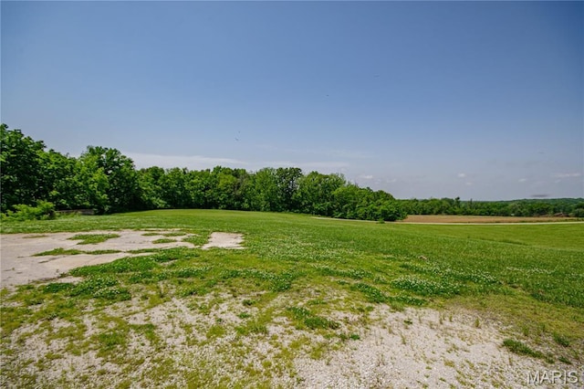 634 N 200th St, Vandalia, IL 62471 - view of yard featuring a view of countryside