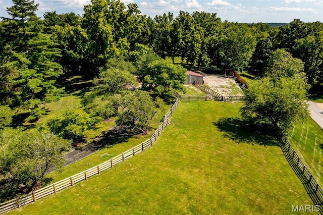 1577 Kehrs Mill Rd, Chesterfield, MO 63005 - aerial view of sparsely populated area with a pastoral area