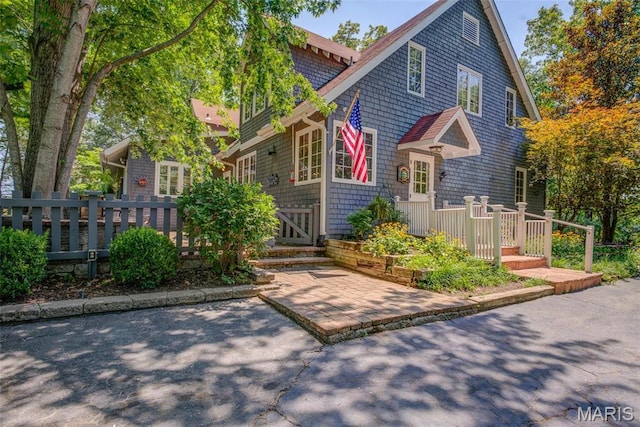 1577 Kehrs Mill Rd, Chesterfield, MO 63005 - view of front of home with a patio area