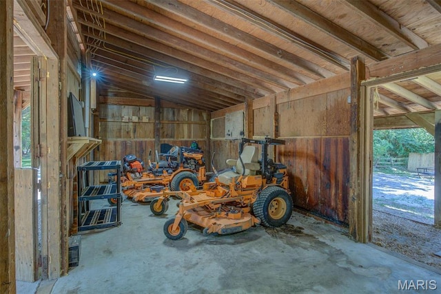 1577 Kehrs Mill Rd, Chesterfield, MO 63005 - storage area featuring a garage