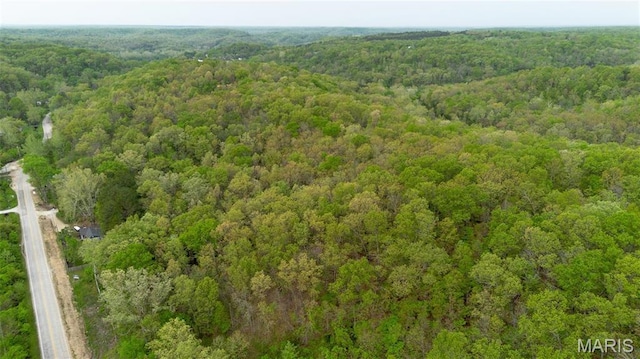 631 State Route T, Newburg, MO 65550 - aerial view of property and surrounding area featuring a forest