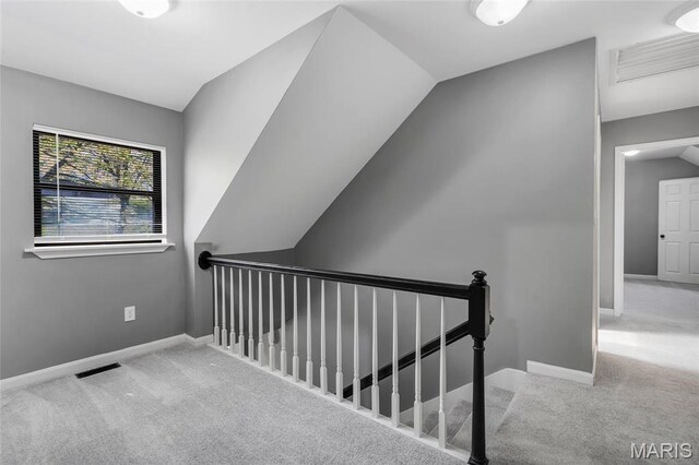 1211 Napoleon Dr, Bonne Terre, MO 63628 - stairway featuring carpet floors and baseboards