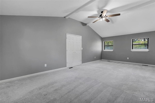 1211 Napoleon Dr, Bonne Terre, MO 63628 - spare room featuring a ceiling fan, carpet flooring, and baseboards