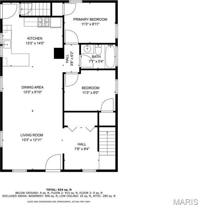 1129 E 7th St, Alton, IL 62002 - room layout