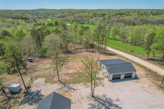 176 Carter 205, Van Buren, MO 63965 - aerial view of property and surrounding area with a forest