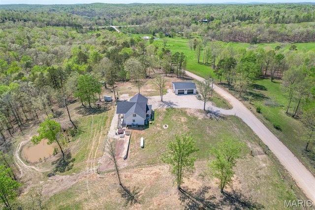 176 Carter 205, Van Buren, MO 63965 - view from above of property featuring a heavily wooded area