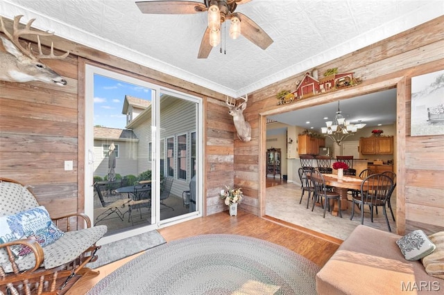 235 River Bluff Ct, Troy, MO 63379 - sunroom featuring a chandelier