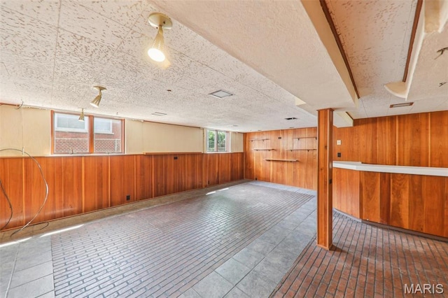 4116 Parker Ave, Saint Louis, MO 63116 - below grade area with wooden walls