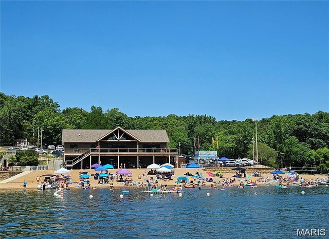 2025 Moat Ln Unit 1513, Marthasville, MO 63357 - view of swimming pool featuring a water view