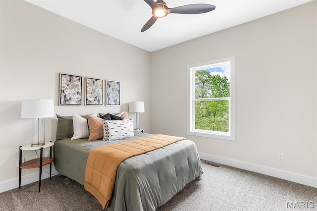 2217 Valleyview Dr, Barnhart, MO 63012 - carpeted bedroom featuring baseboards and a ceiling fan