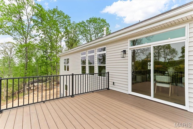 2217 Valleyview Dr, Barnhart, MO 63012 - view of wooden deck