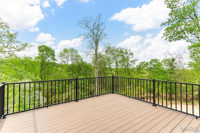 2217 Valleyview Dr, Barnhart, MO 63012 - view of wooden deck