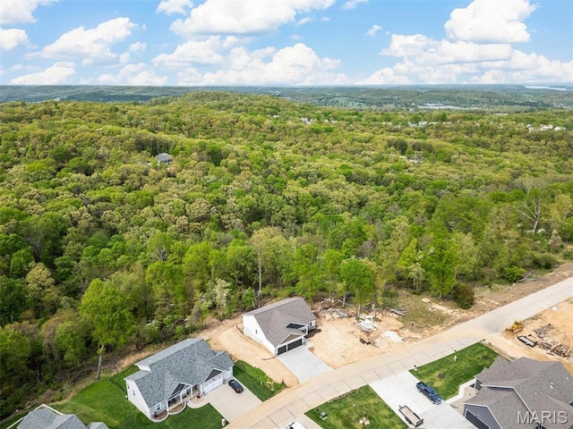 2217 Valleyview Dr, Barnhart, MO 63012 - drone / aerial view of a forest
