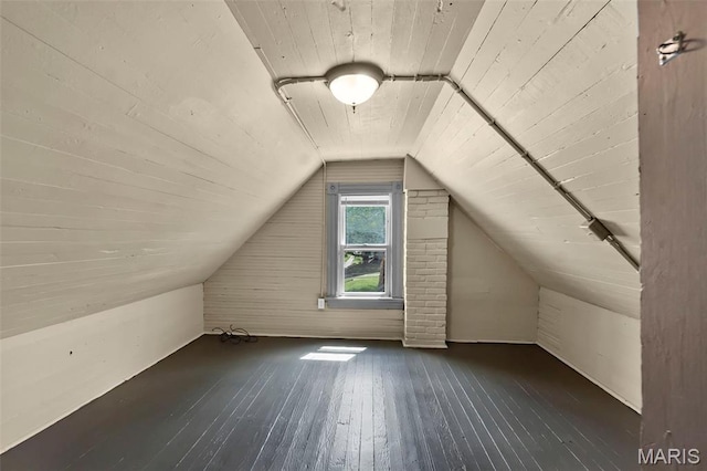 63 N Hanover St, Cape Girardeau, MO 63701 - additional living space featuring wood-type flooring, wood ceiling, and lofted ceiling