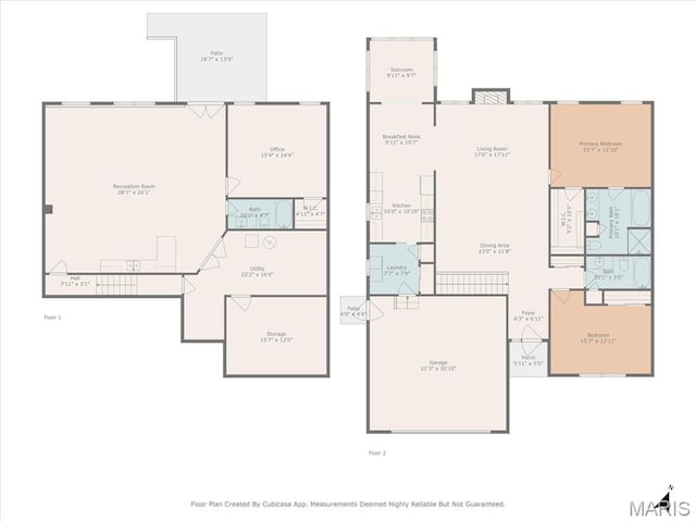 1674 Lakepointe Estates Dr, Ofallon, IL 62269 - view of property floor plan