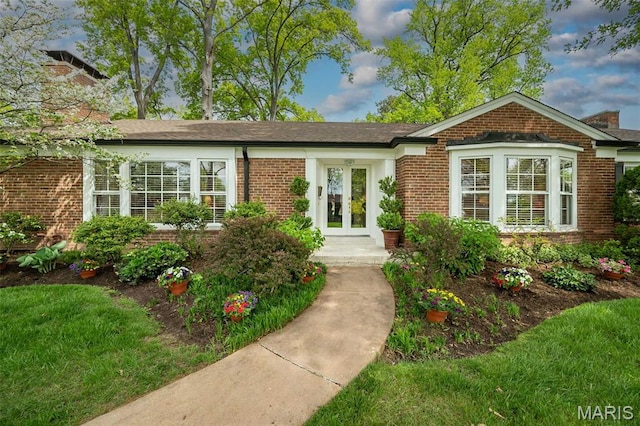 15 York Hills Dr, Saint Louis, MO 63144 - single story home featuring brick siding and french doors