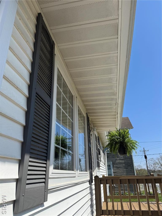 503 Frankford Rd, Louisiana, MO 63353 - view of property exterior with a wooden deck