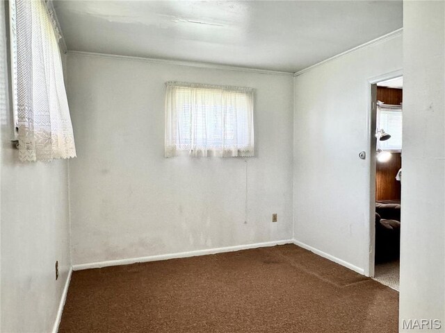 503 Frankford Rd, Louisiana, MO 63353 - carpeted spare room with ornamental molding and baseboards