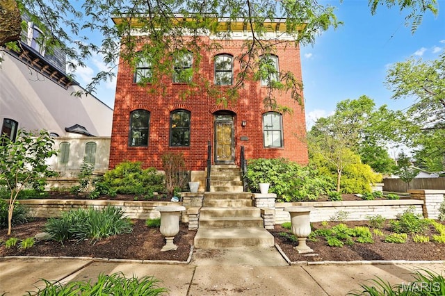 1201 Dolman St, Saint Louis, MO 63104 - view of front facade with brick siding