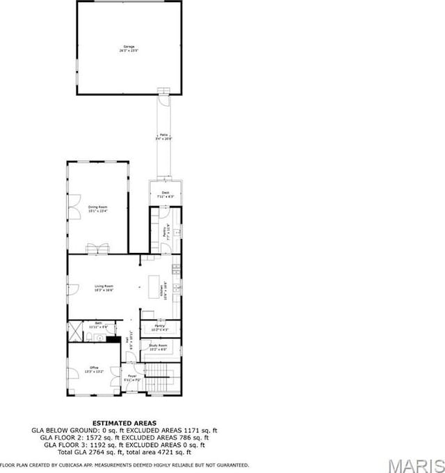 1201 Dolman St, Saint Louis, MO 63104 - home floor plan