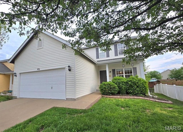416 Briarchase Pl, Lake St Louis, MO 63367 - traditional-style home with an attached garage and driveway