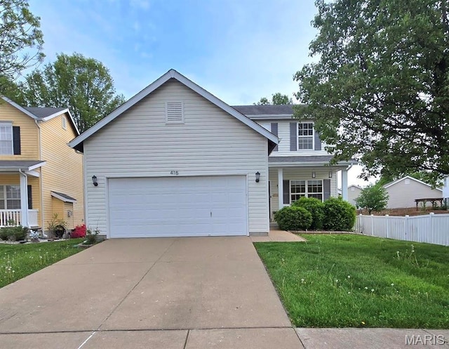416 Briarchase Pl, Lake St Louis, MO 63367 - traditional home with concrete driveway and a garage