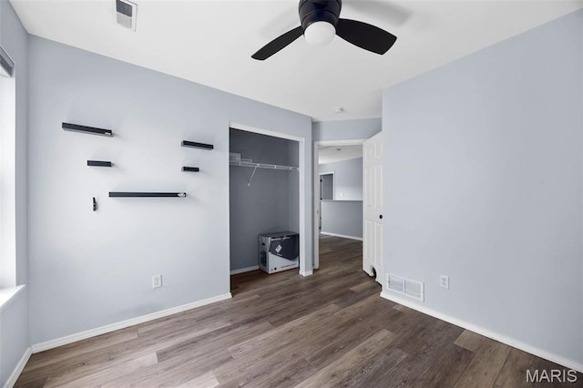 416 Briarchase Pl, Lake St Louis, MO 63367 - unfurnished bedroom featuring wood finished floors, a closet, and baseboards