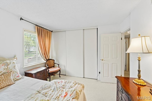 889 Almond Hill Ct, Manchester, MO 63021 - bedroom featuring carpet flooring, a closet, and a textured ceiling