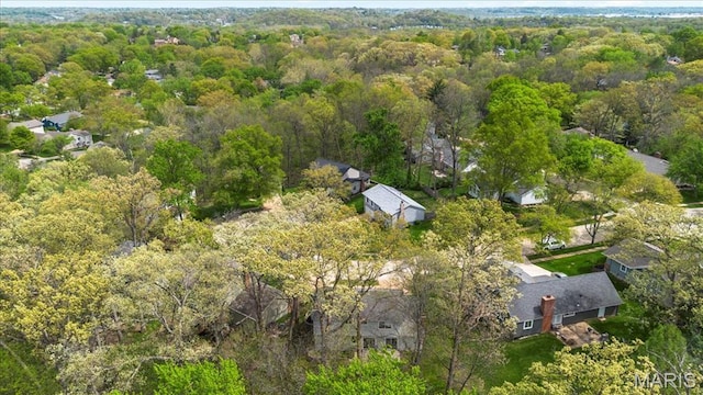 889 Almond Hill Ct, Manchester, MO 63021 - drone / aerial view of a heavily wooded area