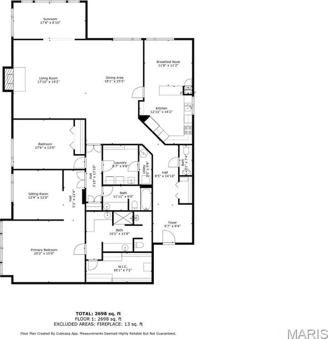 303 N Meramec Ave Unit 202, Saint Louis, MO 63105 - room layout