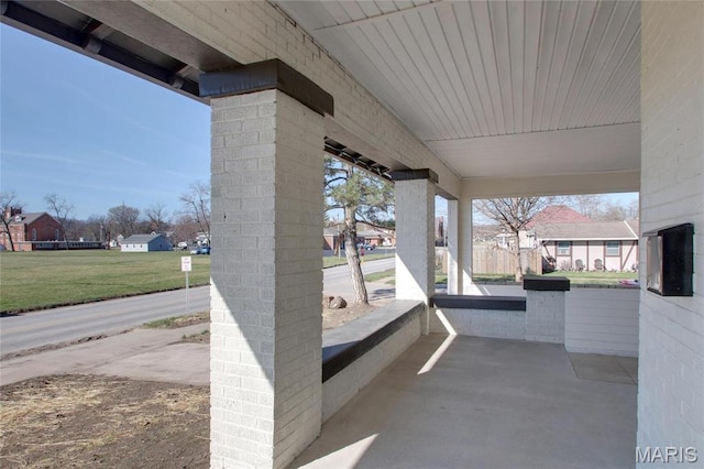 410 White St, Canton, MO 63435 - covered porch featuring a lawn