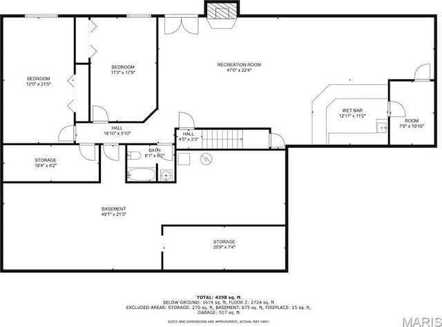 1302 Walnut St, Jerseyville, IL 62052 - room layout