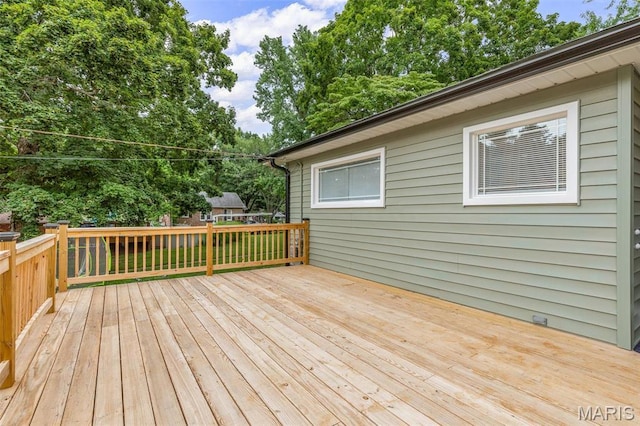 709 Warren St, Farmington, MO 63640 - view of wooden terrace