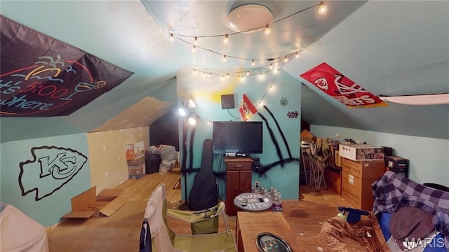 8777 State Route 162, Troy, IL 62294 - additional living space with vaulted ceiling and wood finished floors
