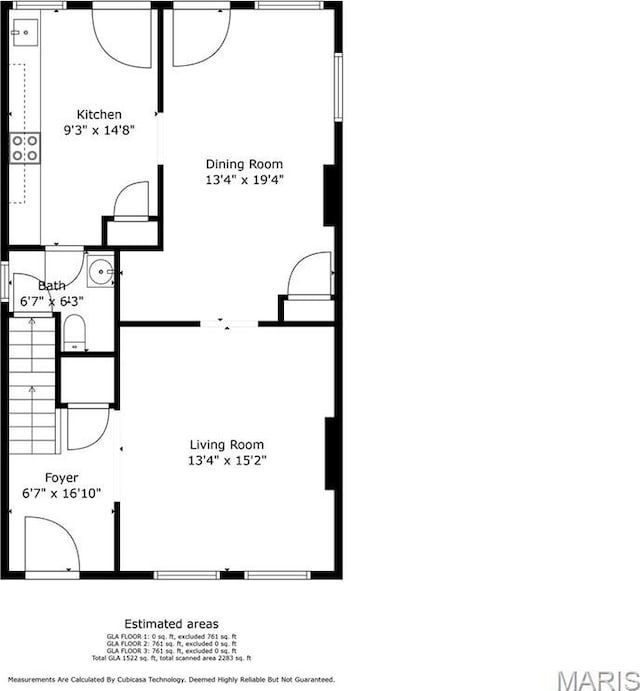 2148 Oregon Ave, Saint Louis, MO 63104 - room layout