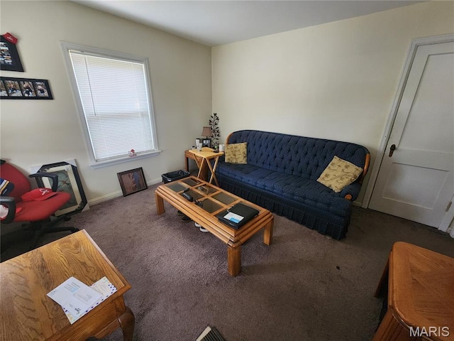3409 Saint Gregory Ln, Saint Ann, MO 63074 - living area featuring carpet flooring and baseboards